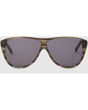 KARL LAGERFELD Slim Aviator Sunglasses - Multicolour