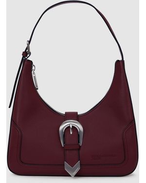 KL Jeans Western Shoulder Bag - Purple