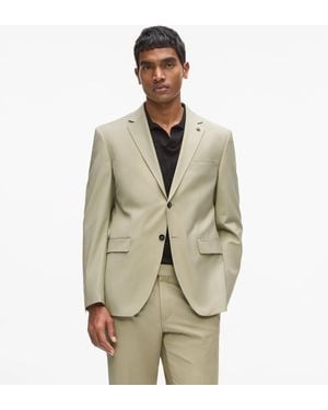 KARL LAGERFELD Slim-Fit Blazer - Natural