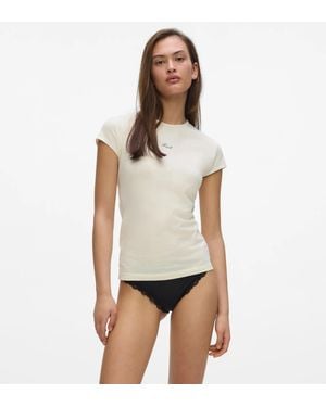 KARL LAGERFELD Signature Stretch T-Shirts – 2-Pack - White
