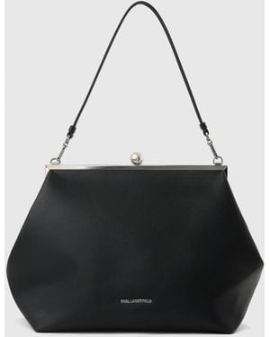 KARL LAGERFELD Exclusive K/Essential Extra-Large Clutch Bag - Black