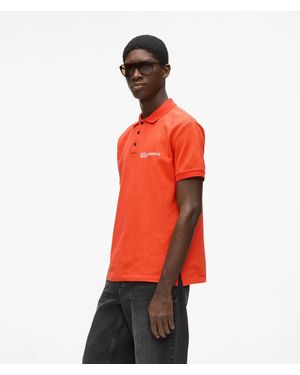 KL Jeans Logo Polo Shirt - Red