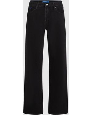 KL Jeans Mid-Rise Relaxed Jeans - Black