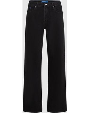 KL Jeans Mid-Rise Relaxed Jeans - Black