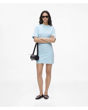 KL Jeans T-Shirt-Kleid Mit Raffungen, Damen, Größe - Blau