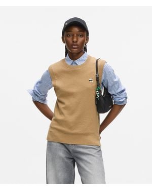 KARL LAGERFELD Ikon Vest - Metallic
