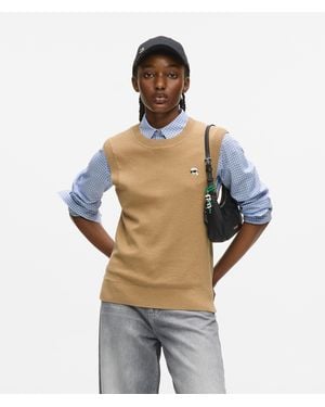 Karl Lagerfeld Ikon Weste, Damen, Größe - Mettallic