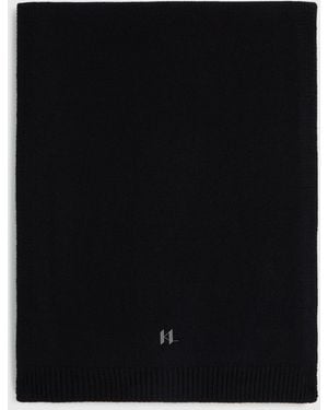 KARL LAGERFELD K/Monogram Knit Scarf - Black