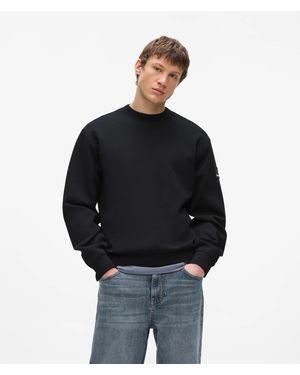 KL Jeans Scuba Crew Neck Sweatshirt - Black