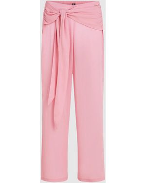 KARL LAGERFELD Waist-Tie Beach Trousers - Pink