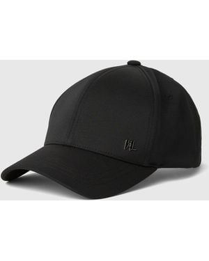 KARL LAGERFELD Monogram Baseball Cap - Black