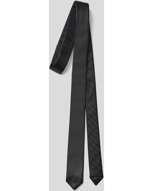 Karl Lagerfeld Leather Tie - Black
