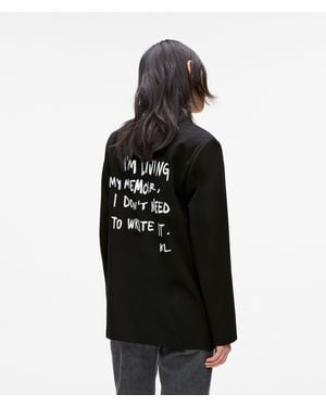 KL Jeans Karl Quote Blazer - Black