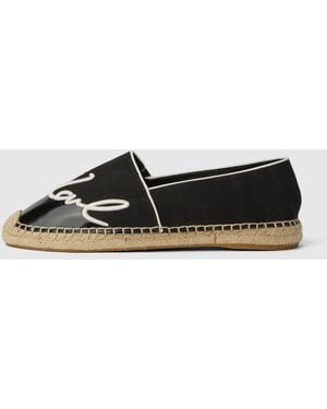 KARL LAGERFELD Kamini Signia Espadrilles - Black