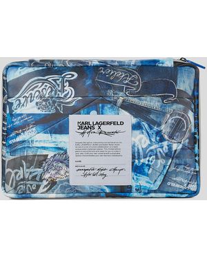 Karl Lagerfeld Klj X Atelier Reservé Laptop Case - Blue