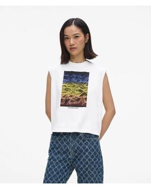 KL Jeans Love Letter Tank Top - White