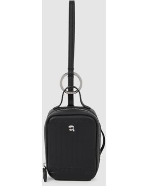 KARL LAGERFELD Ikon Suitcase Charm - Black