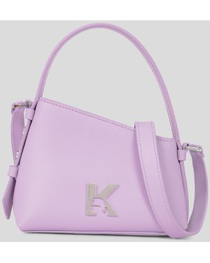Karl Lagerfeld Geo Mini-Umhängetasche, Frau, Größe - Lila