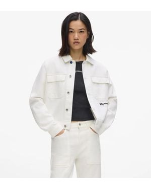 KL Jeans Regular Denim Jacket - White