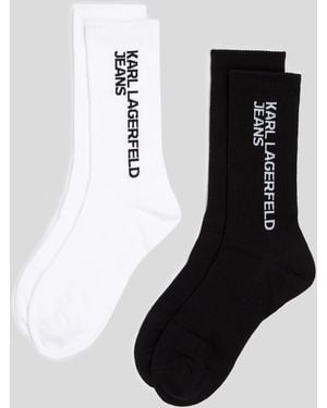 KL Jeans Logo Socks – 2-Pack - Black