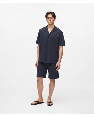 KARL LAGERFELD Monogram Shorts - Blue