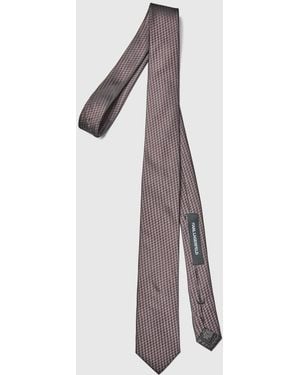 KARL LAGERFELD Geometric Tie - White