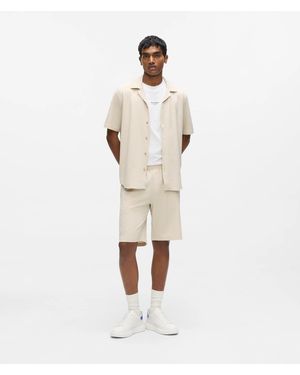 KARL LAGERFELD Monogram Shorts - Natural