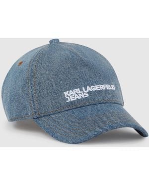 KL Jeans Denim Logo Cap - Blue