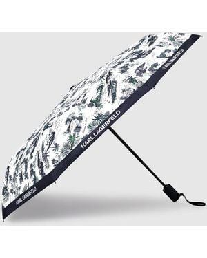 KARL LAGERFELD K/Signature Villa De Vigie Small Umbrella, Multicoloured