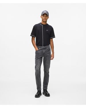 KL Jeans Washed Slim Jeans - Blue