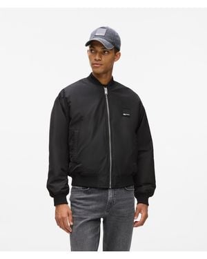 KL Jeans Bomber Jacket - Black