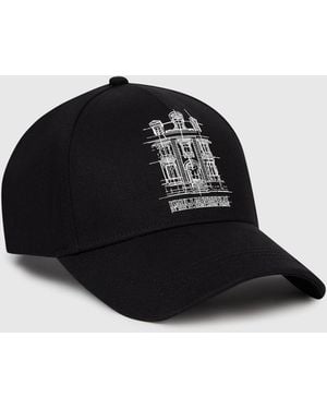 KARL LAGERFELD Maison De Karl Sketch Cap - Black