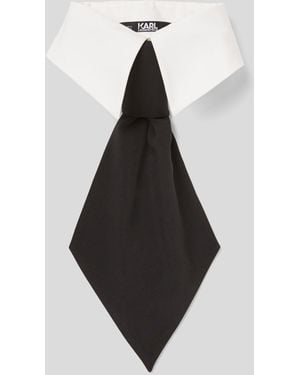 Karl Lagerfeld Kragen Und Krawatte, Frau, Größe - Weiß