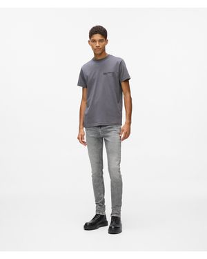KL Jeans Faded Skinny Jeans - Blue