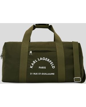 Karl Lagerfeld Rue St-guillaume Nylon Weekender Bag - Green