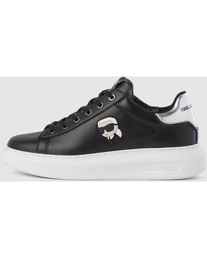 KARL LAGERFELD Kapri Karl Ikonic Trainers - Black