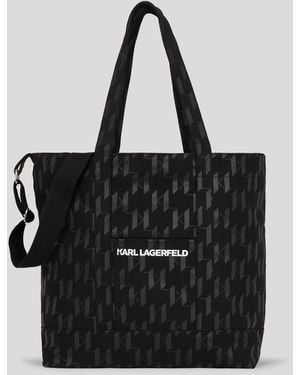Karl Lagerfeld K/monogram Xl Shopper - Black
