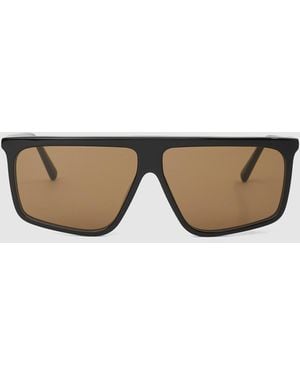 KARL LAGERFELD Navigator Sunglasses - Natural