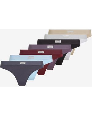 Karl Lagerfeld Tanga Wochentage – 7-Pack, Frau, Größe - Mehrfarbig