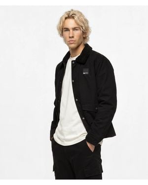 KL Jeans Coated Cotton Jacket - Black