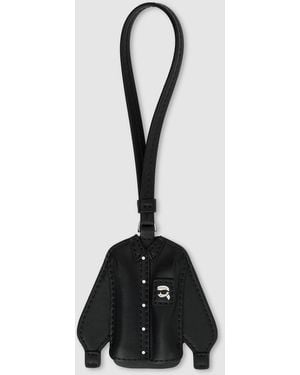 Karl Lagerfeld Ikon Shirt Charm - Black