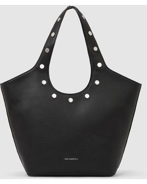 KARL LAGERFELD K/Rocky Marais Medium Tote Bag - Black