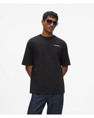 KARL LAGERFELD Exclusive Maison De Karl T-Shirt - Black