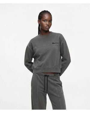 KL Jeans Boxy Washed Sweatshirt - Grey