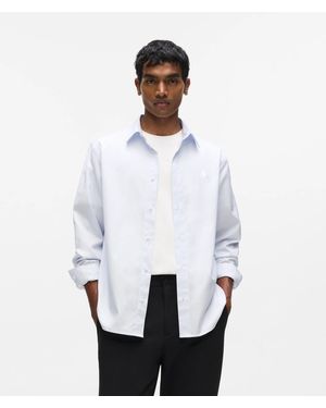 KARL LAGERFELD Kameo Classic Cotton Shirt - White