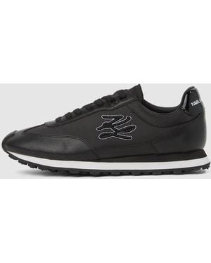 KARL LAGERFELD Sonar Autograph Trainers - Black