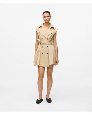KARL LAGERFELD Kl X Amber Valletta Trench Dress - Natural