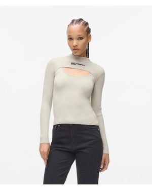 KL Jeans , Woman, Grey, Size: L - Blanc