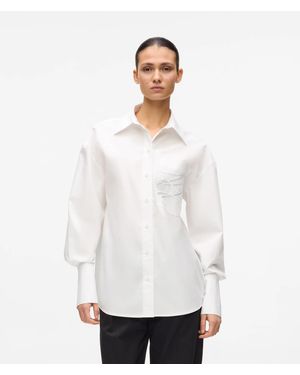 KARL LAGERFELD Kl X Amber Valletta Autograph Shirt - White