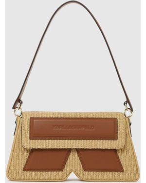 KARL LAGERFELD Ikon K Woven Shoulder Bag - Multicolour